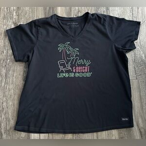 Life is Good Merry & Bright T-shirt